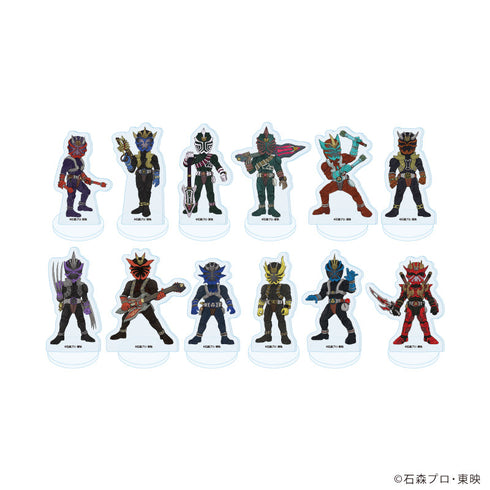 『仮面ライダー響鬼』アクリルぷちスタンド01/コンプリートセット(全12種)(グラフアートイラスト)